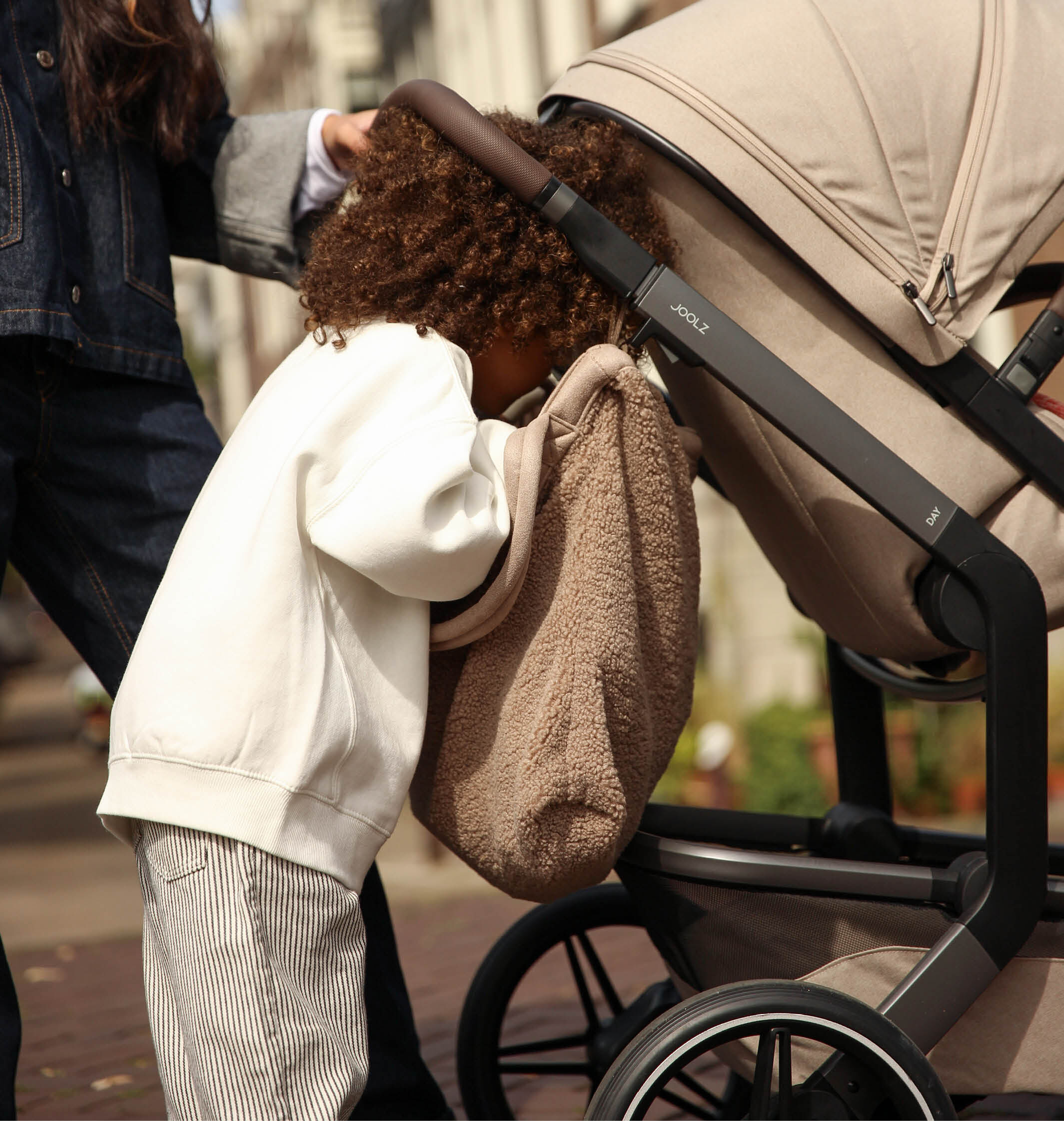 loops for bag on stroller